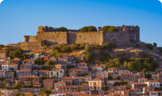 Molyvos castle and village, Lesvos